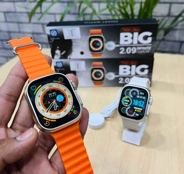 T900 |Series 8 Ultra Smartwatch |Full Display |Wireless Charging Support  - White