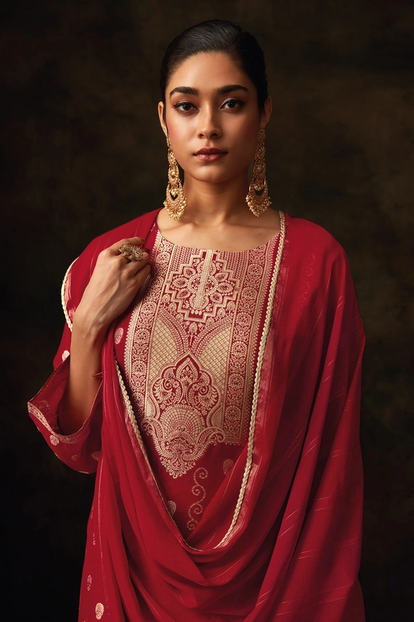 Ganga SILK Digital Print Suit