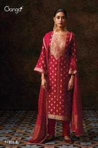 Ganga SILK Digital Print Suit