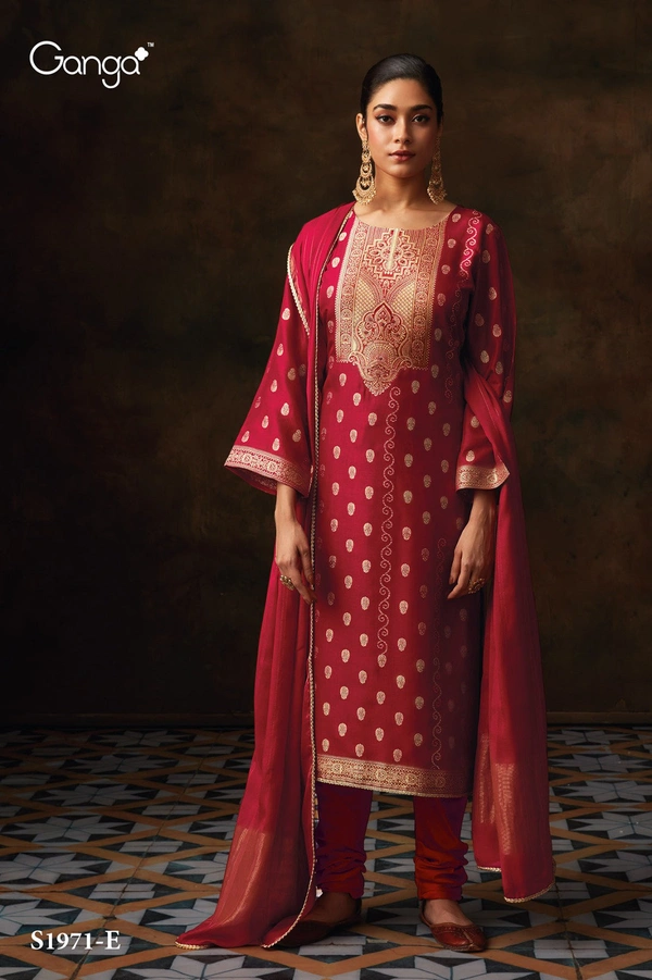 Ganga SILK Digital Print Suit