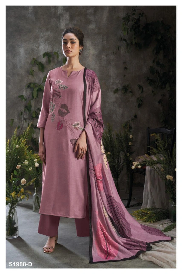 Ganga Premium Wool Pashmina Suit