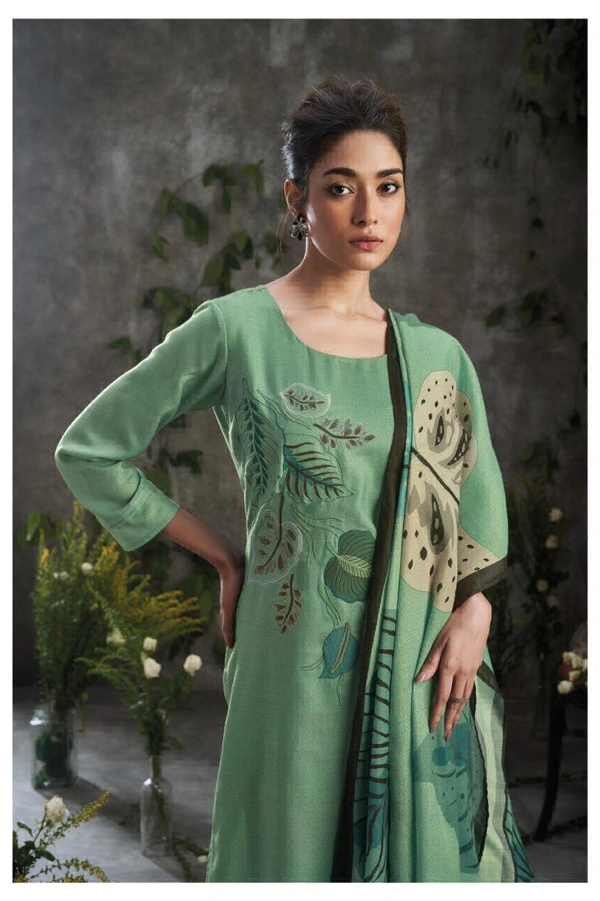 Ganga Premium Wool Pashmina Suit
