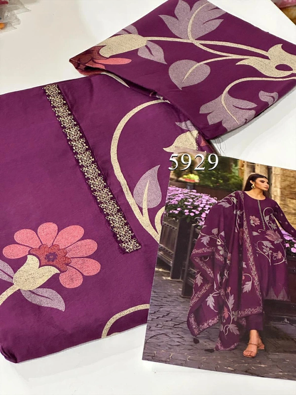 Pure VISCOSE MUSLINE DIGITAL Print Suit