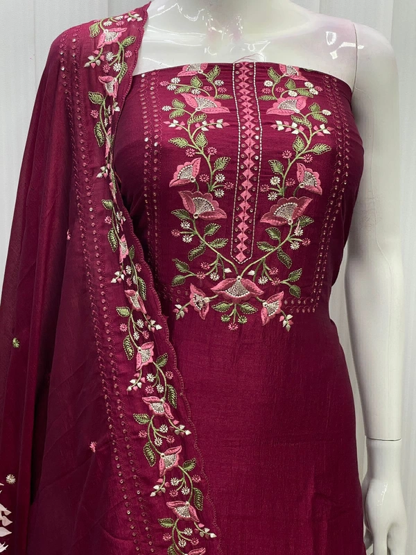 Crush Silk Suit