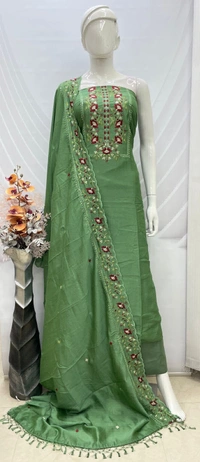 Crush Silk Suit