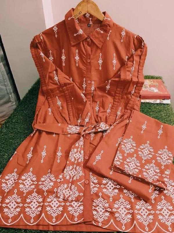 Cotton Fabric Coord Set