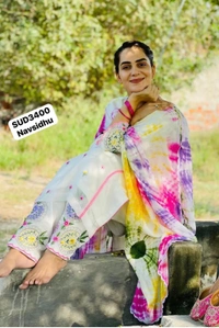 Muslin Suit With Embroidery 