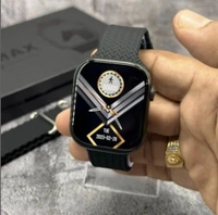 WS-S9 MAX 60Hz Display Premium Smartwatch With Dual Strap | Game, Stopwatch, Alarm Clock Support - Black