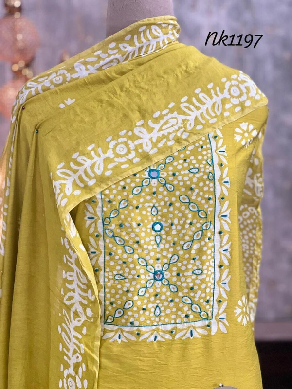 Silk Batik With Handeork
