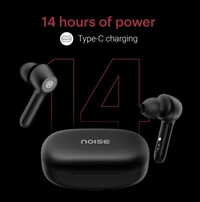 Noise Buds VS201 V2 True Wireless Earbuds with Dual Equalizer | Total 14-hour playtime | Full Touch Control | IPX5 water resistance and Bluetooth v5.1 (Charcoal Black) With 1 Year Warranty