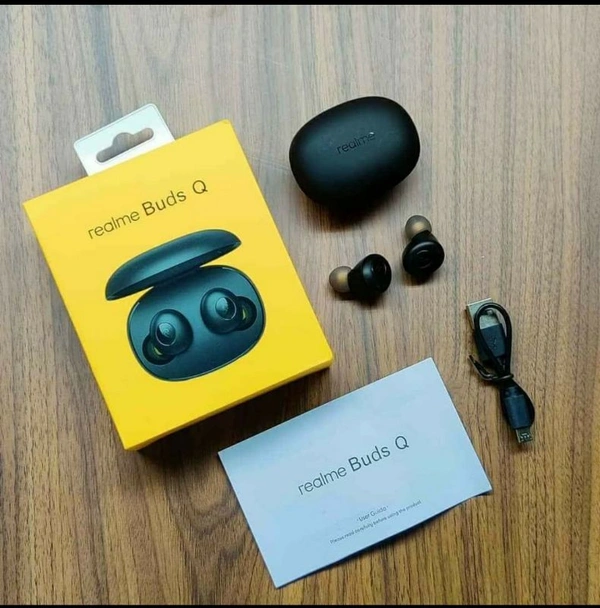 REALME BUDS-Q 100% OG ALL INDIA DELIVERY COD AVAILABLE - BLACK COLOUR
