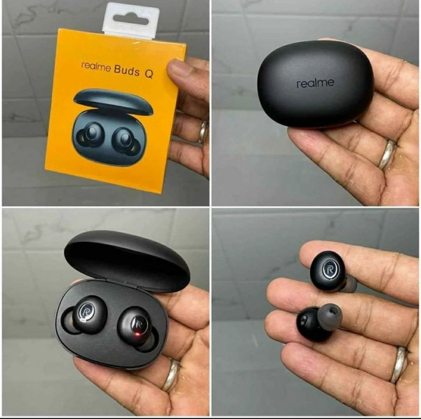 REALME BUDS-Q 100% OG ALL INDIA DELIVERY COD AVAILABLE - BLACK COLOUR