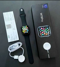 W78 PRO FULL DISPLAY PURE MAGNETIC CHARGER CROWN WORKING CUSTOMISED WALLPAPER CHANGE