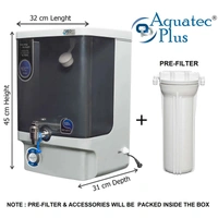 PRIDE 10L UV + UF Water Purifier (Grey , black)