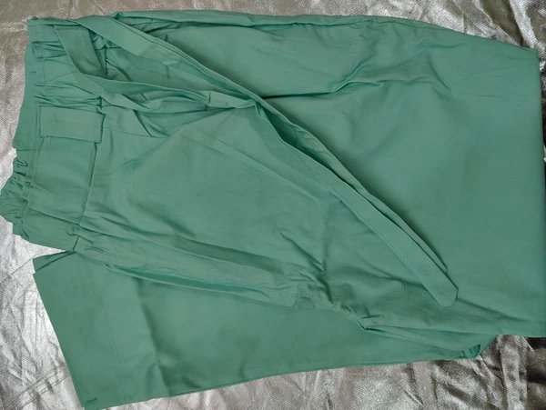 Stretch Cotton Straight Pants Size XXL - #2BF28E