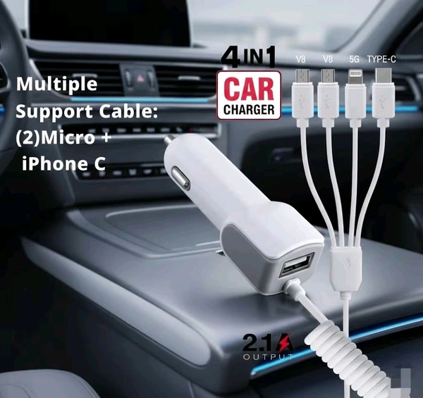 4 IN 1 CAR CHARGER