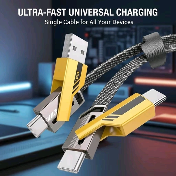 Rena 4-in-1 multi-functional fast charging cable