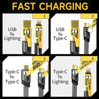 Rena 4-in-1 multi-functional fast charging cable