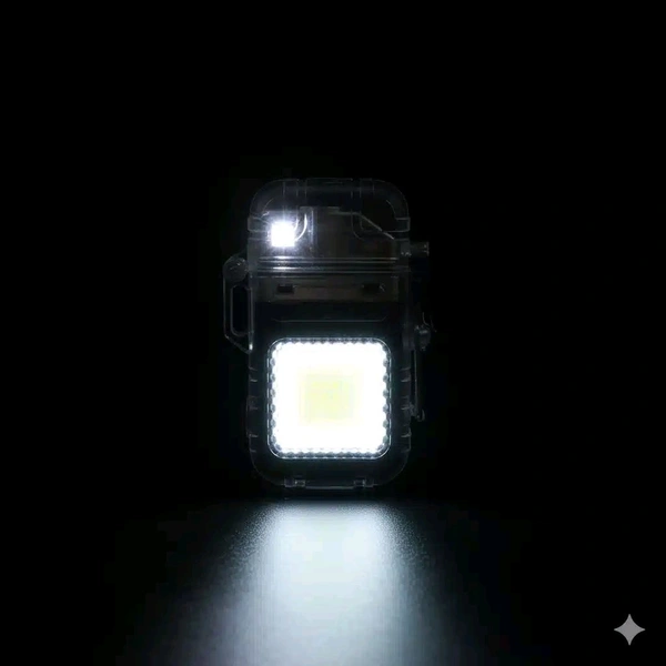 Rena Keychain Flashlight With Electric Lighter