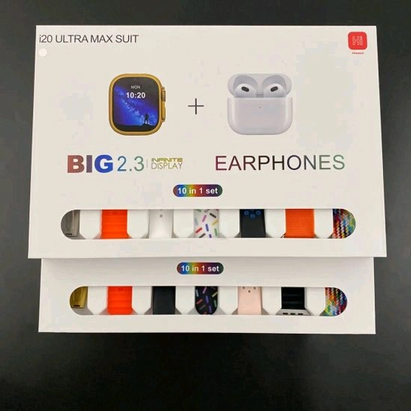 Rena Ultra 2 Max Smartwatch With TWS Earbuds
