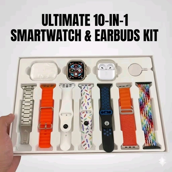 Rena Ultra 2 Max Smartwatch With TWS Earbuds