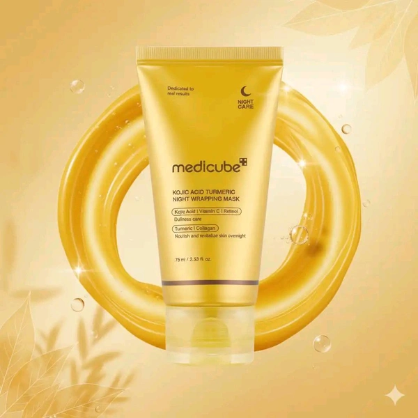 medicube Turmeric Overnight Wrapping Peel Off Mask'