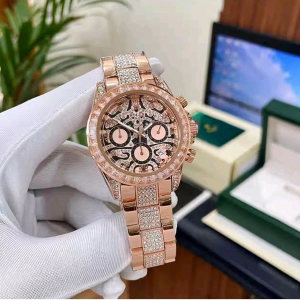 Rolex- Full Diamond Luxury Watch