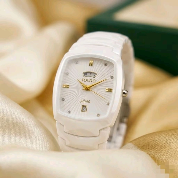 Rado Gold Tone Ceramic Watch