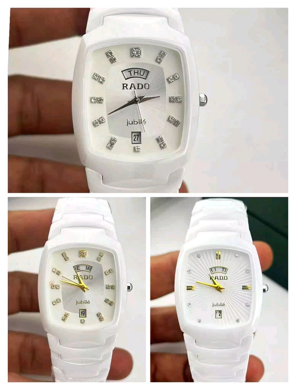 Rado Gold Tone Ceramic Watch