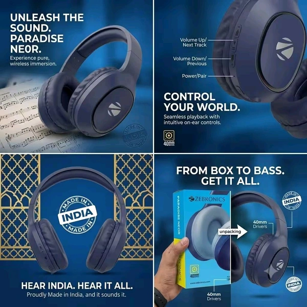 Zebronics Paradise NeoR wireless headphone