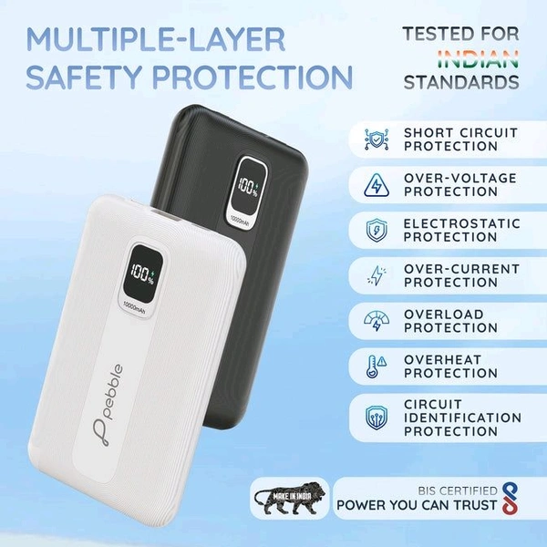 Pebble RApid xtream 22.5 W Power Bank
