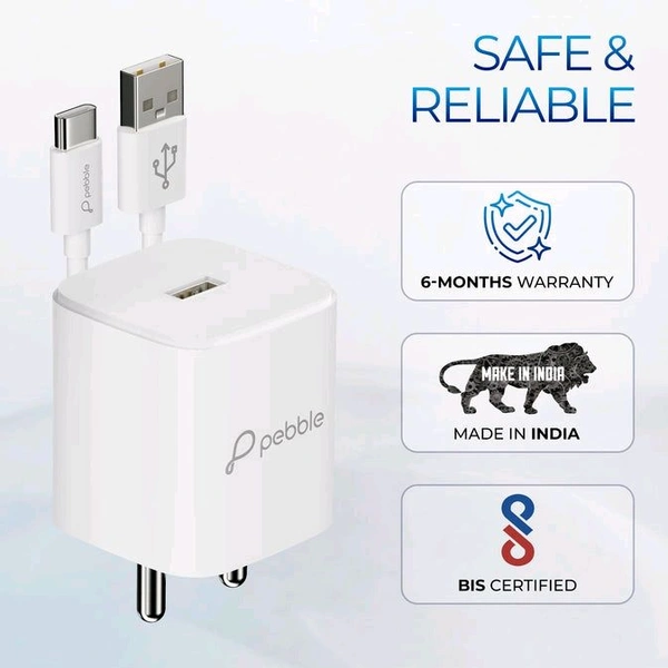 Pebble 18W UltraFast Wall Charger