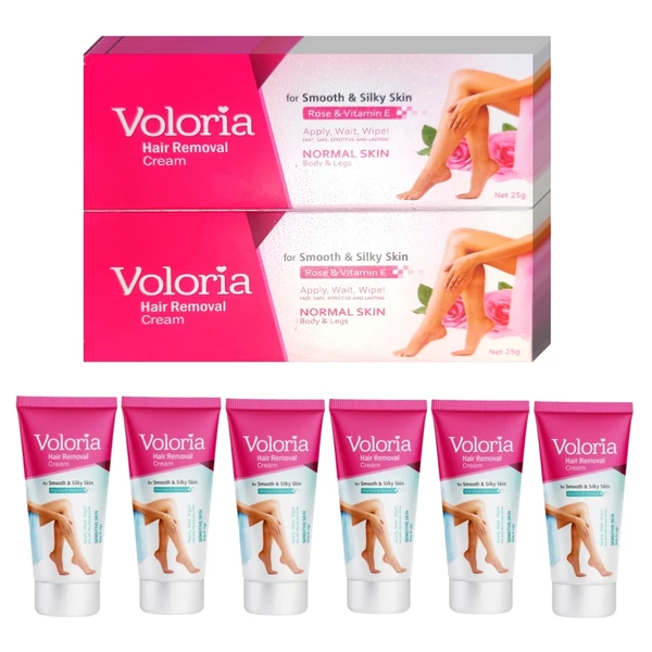 Voloria Hair Remover Cream - Mrp Rs 50, 6 Pcs