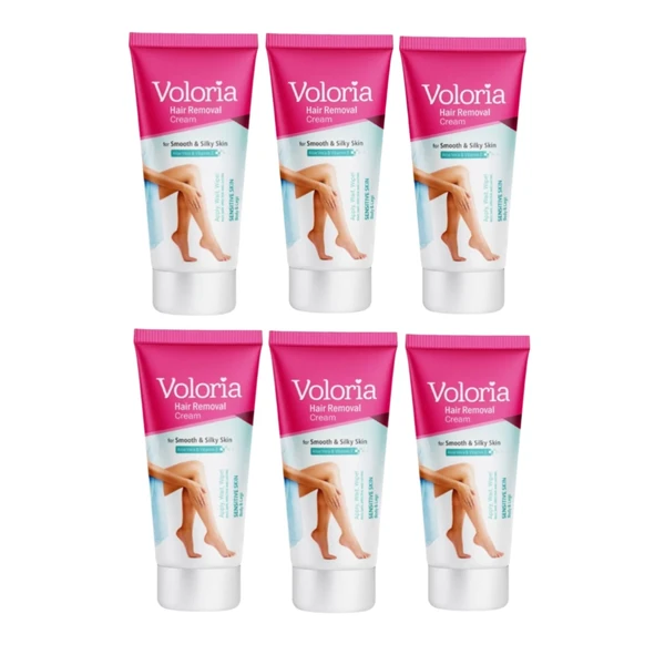 Voloria Hair Remover Cream - Mrp Rs 50, 6 Pcs