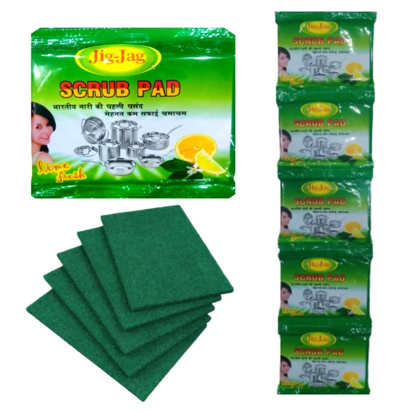 Scrub Pad 3X5 - Mrp Rs 15, 12Pcs