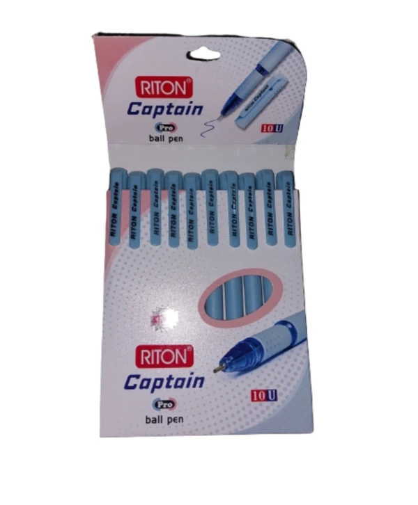 Captain Riton Pen - Mrp Rs 10, 10 Pcs