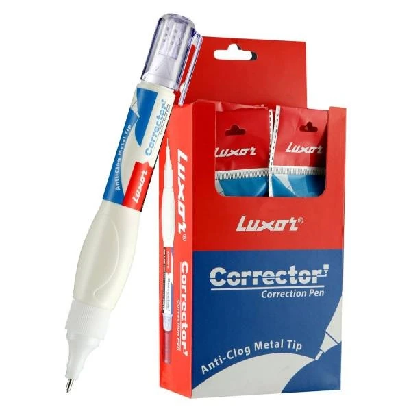 Luxar Correction Pen - Mrp Rs 30, 10 Pcs