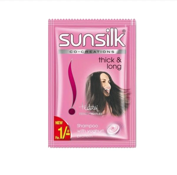 Sunsilk Hair Shampoo - Sunsilk Thik & Long