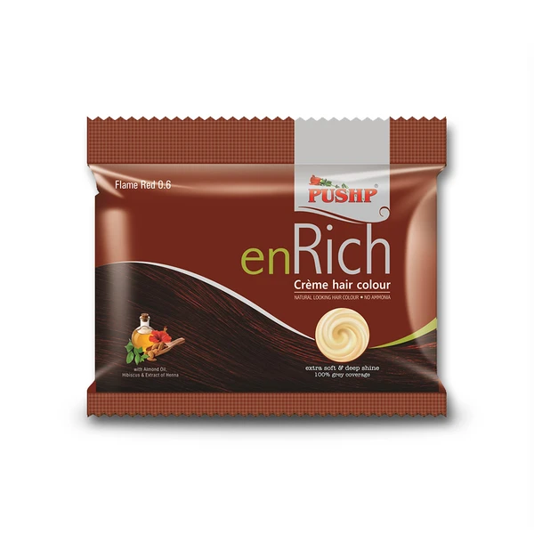 Pushp enRich (Pack Of 10) - Flame Red 0.6