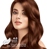 Nisha Creme Hair Color - Natural Brawn 4.0