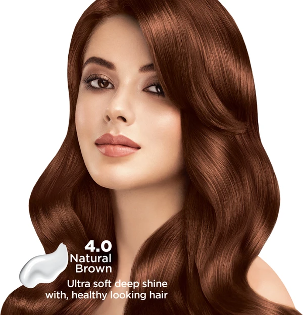 Nisha Creme Hair Color - Natural Brawn 4.0