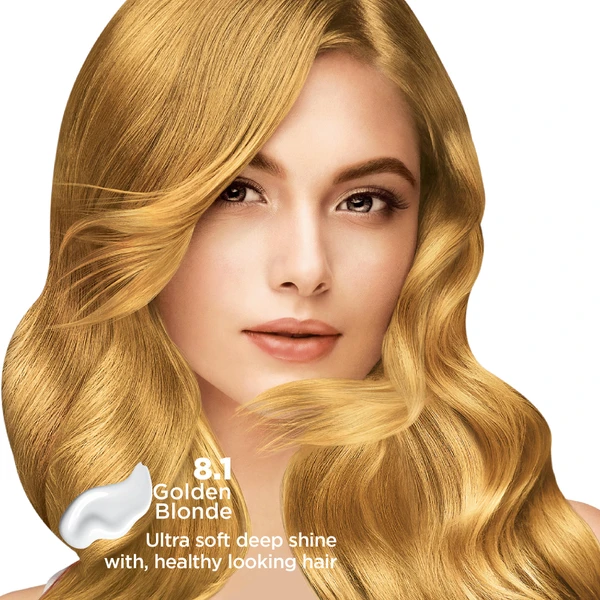 Nisha Creme Hair Color - Golden Blondy 8.1
