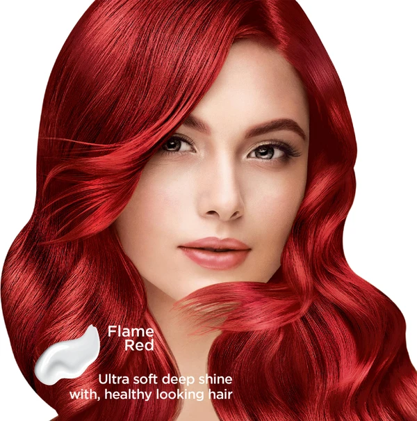 Nisha Creme Hair Color - Flame Red