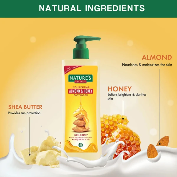 Nature's Body Lotion - Almonds & Honey