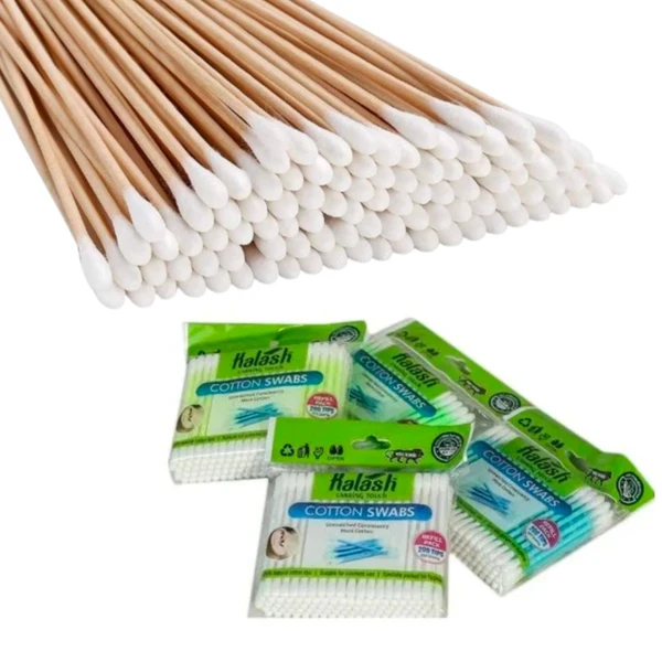 Kalash Wooden Cotton Swab - Mrp Rs 40, 12p