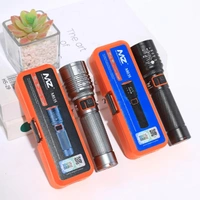 MZ 035 Super Zoom Lense Torch - Dimensions Length 	      13.5 cm  Width 	      3.5 cm  Weight 	      300 g, Black, 599