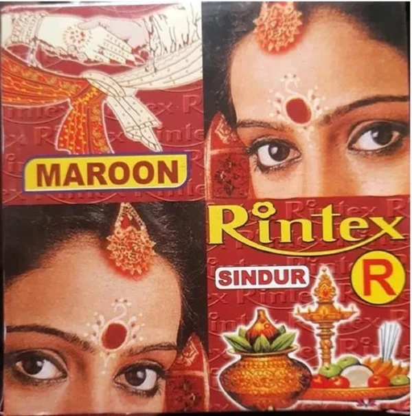 Maroon Sindoor - Mrp Rs 10, 12 Pcs