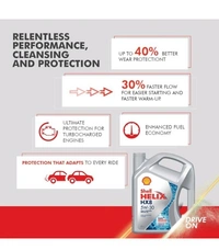Shell Helix HX8 5W-30 API SN Plus Fully Synthetic Engine Oil for Petrol, Diesel & CNG Cars (3.5 L), medium