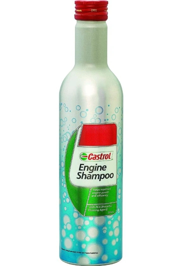 Castrol Engine Shampoo Pre Oil Change Treatment (Flushing Oil) for Petrol 300 ml, CNG and Diesel Cars (3418104)