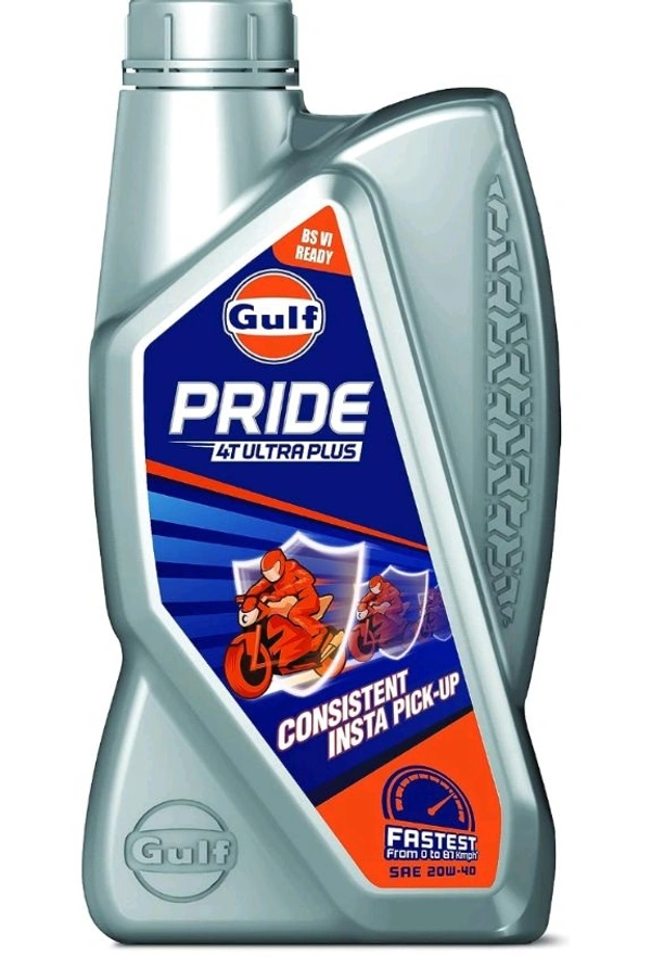 GULF Pride 4T Ultra Plus 20W-40 - [900 ML]